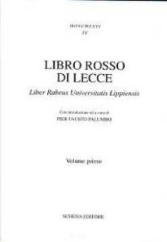 Visualizza i dettagli per Libro rosso di Lecce (2 vol.) Liber Rubeus Universitatis Lippiensis Immagine di Libro rosso di Lecce (2 vol.) Liber Rubeus Universitatis Lippiensis