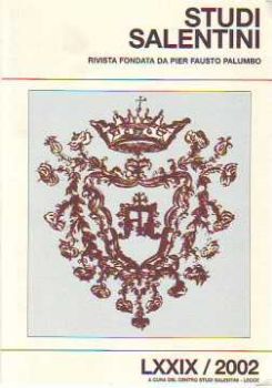 Visualizza i dettagli per Studi salentini. Archivio capitolare di Grottaglie.  LXXIX 2002 Immagine di Studi salentini. Archivio capitolare di Grottaglie.  LXXIX 2002
