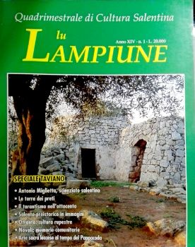 Visualizza i dettagli per Lu Lampiune Quadrimestrale di Cultura Salentina Anno 14 N°1 aprile 1998 Immagine di Lu Lampiune Quadrimestrale di Cultura Salentina Anno 14 N°1 aprile 1998