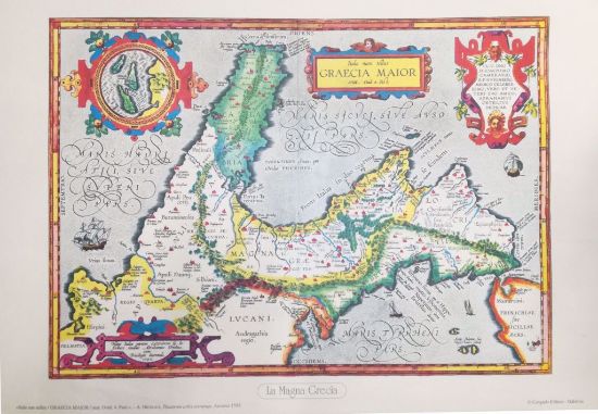 Immagine di Graecia Maior (1595) Itala nan tellus  - STAMPA