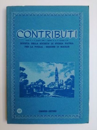 Immagine di CONTRIBUTI N°17/1986 - RIVISTA TRIMESTRALE