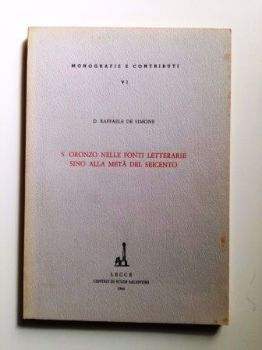 Visualizza i dettagli per Sant'Oronzo nelle fonti letterarie sino alla metà del Seicento Immagine di Sant'Oronzo nelle fonti letterarie sino alla metà del Seicento
