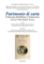 Immagine di PATRIMONIO DI CARTA. IL FONDO ANTICO DELLA BIBLIOTECA E L`ARCHIVIO STORICO DEL LICEO «PIETRO SIC...
