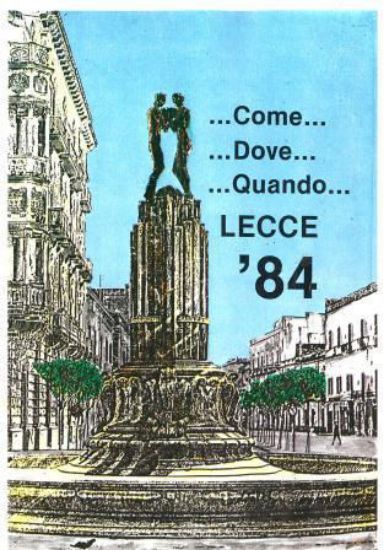 Immagine di COME...DOVE...QUANDO... LECCE `84 - Guida di Lecce 1984