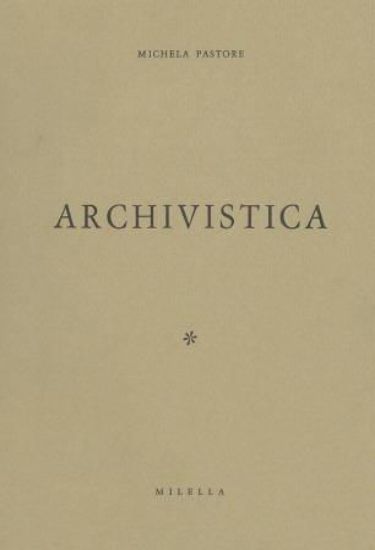 Immagine di ARCHIVISTICA