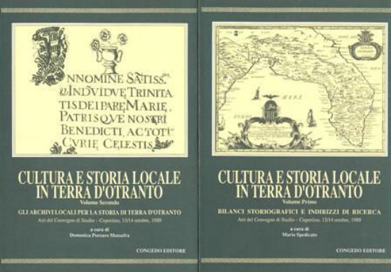 Immagine di CULTURA E STORIA LOCALE IN TERRA D`OTRANTO ( 2 VOLUMI)