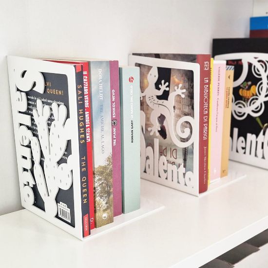 Immagine di REGGILIBRI IN METALLO SALENTO - FICO D'INDIA